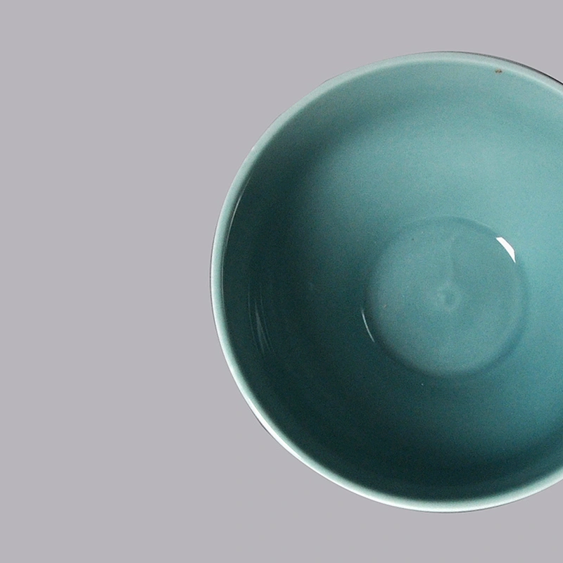 small japanese Nordic blue round porcelain restaurant salad curry ceramic soup bowls