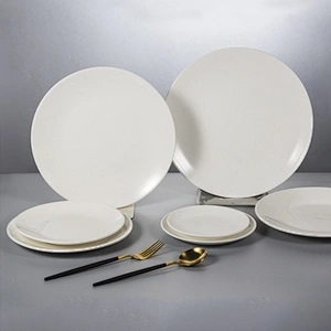 wholesale banquet buffet hall hotel porcelain ceramic dinner cup plate set