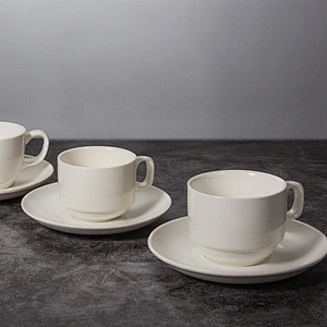 wholesale cheap Cafe Hotel Restaurant Use Ceramic espresso porcelain coffee tea cup