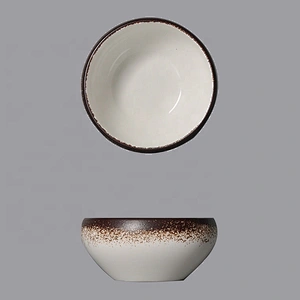 unique ceramic porcelain restaurant round serving mixing fruit salad bowl for buffet