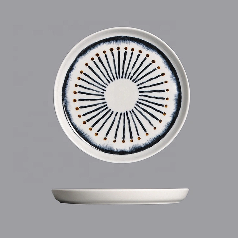 P&T Royal Ware manufacturers round crockery white color europe ceramic plates for restaurant horeca