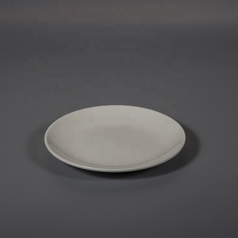 factory Microwave Oven Safety porcelain round white dessert ceramic cake plate