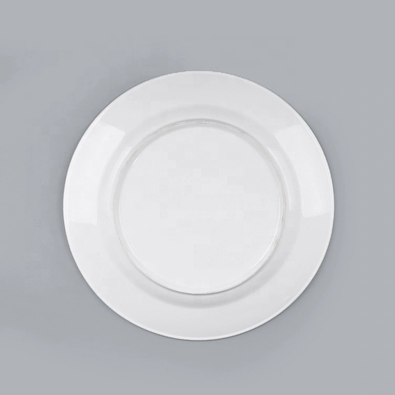 wholesale cheap round porcelain banquet buffet hall hotel restaurant wedding table ceramic charger plates