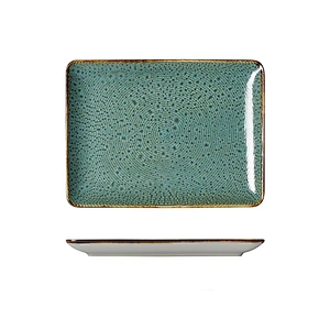 Hot Sale Ceramics Classic Design Advanced Style Ceramic Rectangle Serving Plates