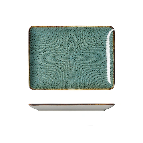Hot Sale Ceramics Classic Design Advanced Style Ceramic Rectangle Serving Plates