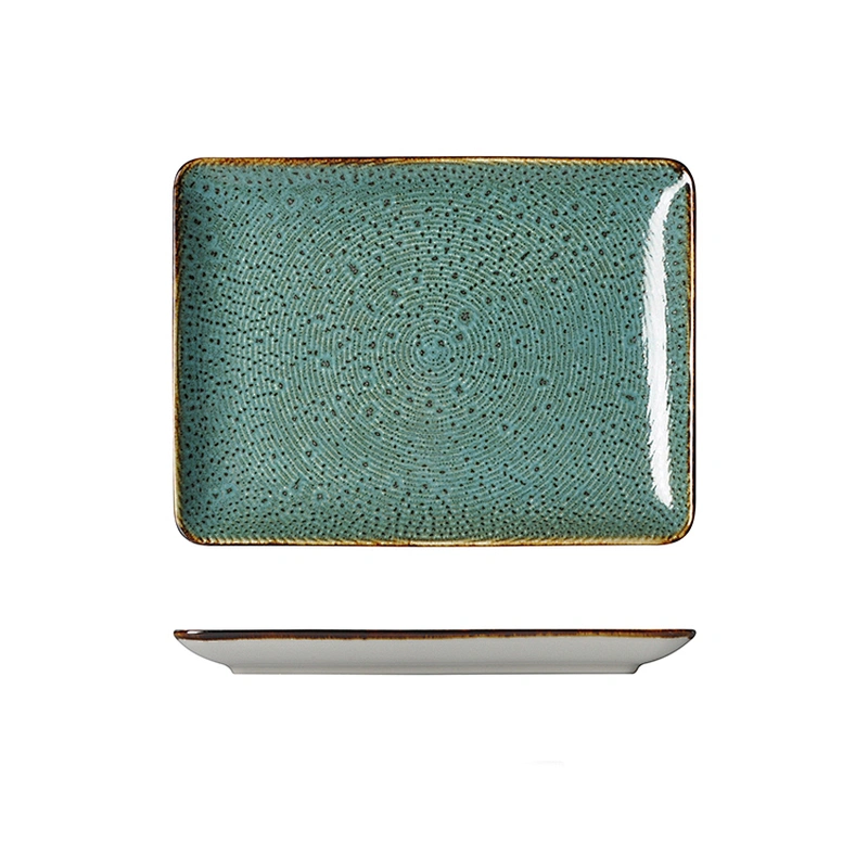 Hot Sale Ceramics Classic Design Advanced Style Ceramic Rectangle Serving Plates