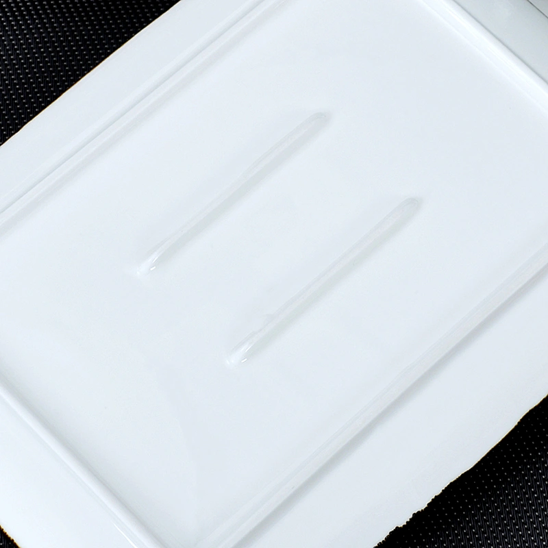 Nantian China Hotel Porcelain Tableware Plate, Vibrant Glazed Blue Table Plate For Restaurant Ceramic