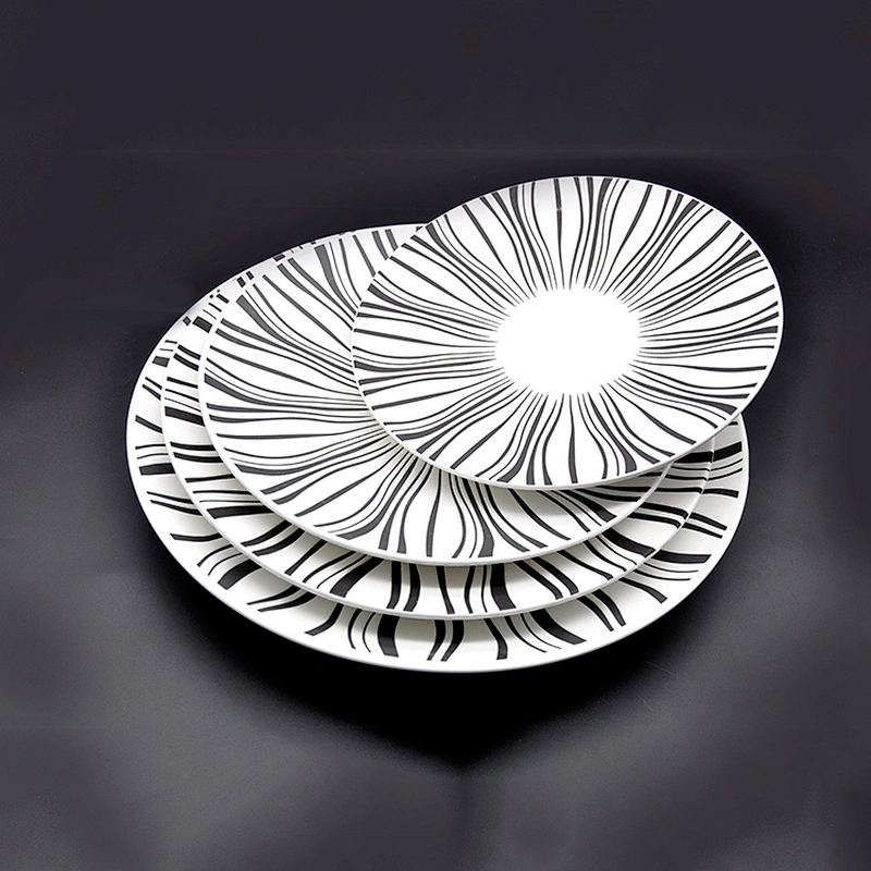 fashion embossed ceramic porcelain bowl for promotional