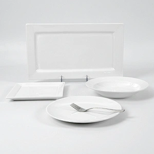 Kitchen Ceramic Dishes Plates,Chaozhou Good Quality White Wholesale Dish Plate