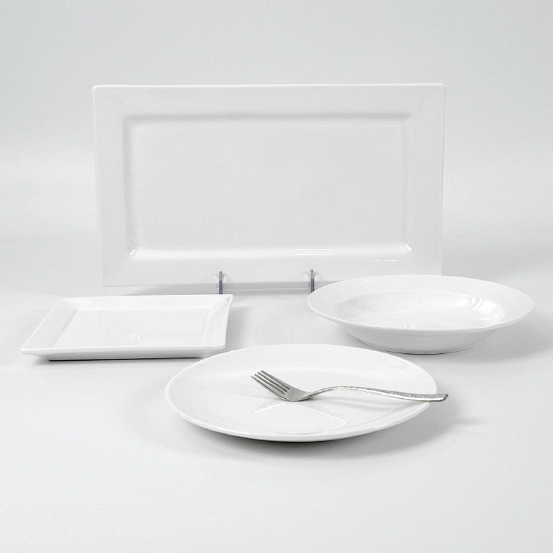 Kitchen Ceramic Dishes Plates,Chaozhou Good Quality White Wholesale Dish Plate
