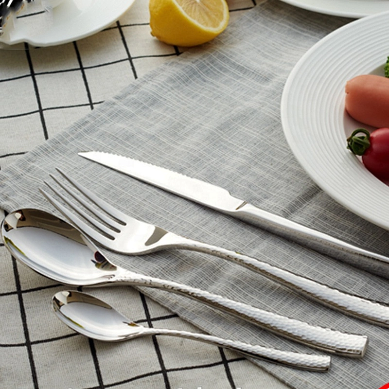 P&T Wholesale Stainless Steel Knife and Fork Flatware Set