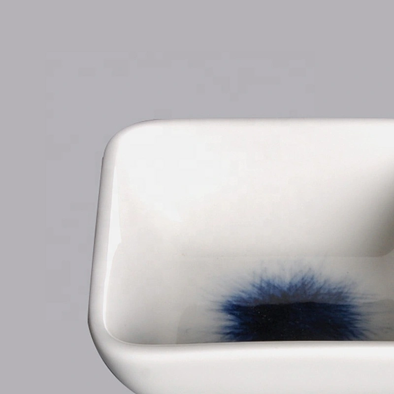 Wholesale Japanese style Square Ceramic Porcelain Tasting Bowl Dishes