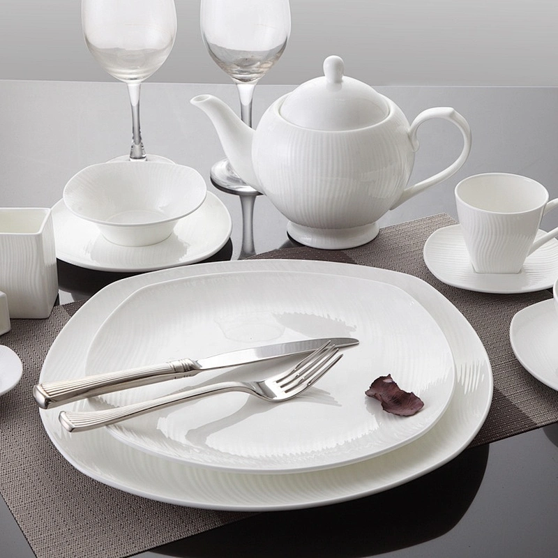 P&T Royal Ware wholesale white restaurant hotel wedding bone china side plate
