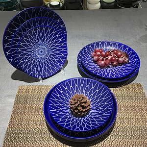 Factory direct sale ceramic plate, porcelain plates, ceramic soup plates dishes