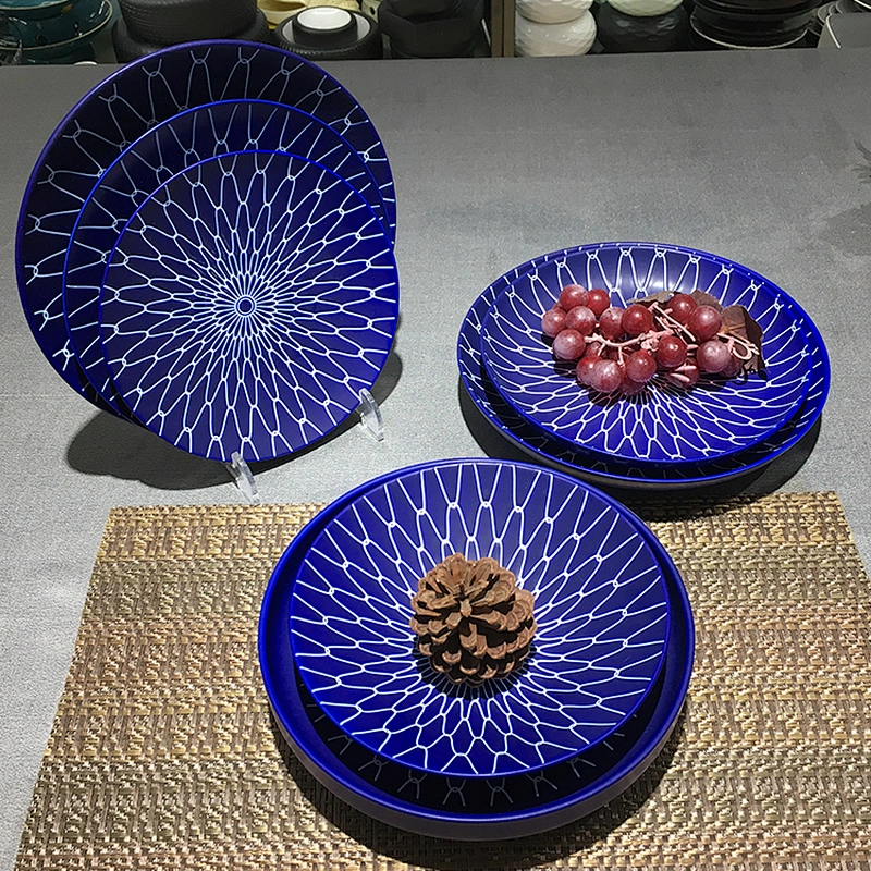 Factory direct sale ceramic plate, porcelain plates, ceramic soup plates dishes