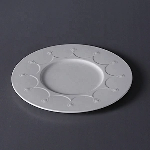 P&T Royal Ware factory white bone china ceramic elegant round wedding under plate for parties