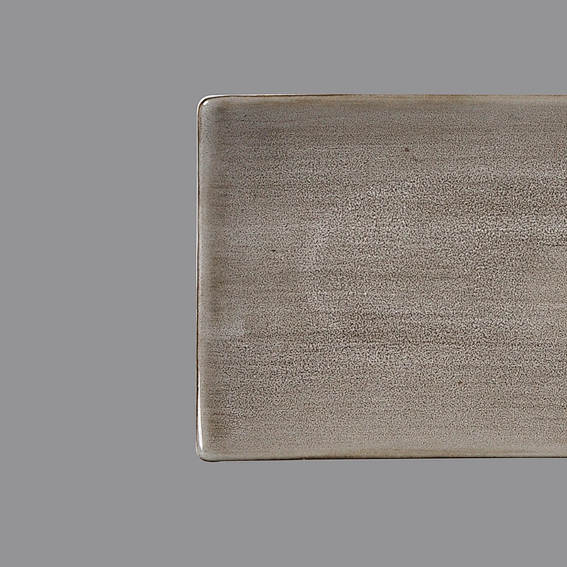 P&T Royal Ware wholesale rectangle warping edge ceramic porcelain towel dish
