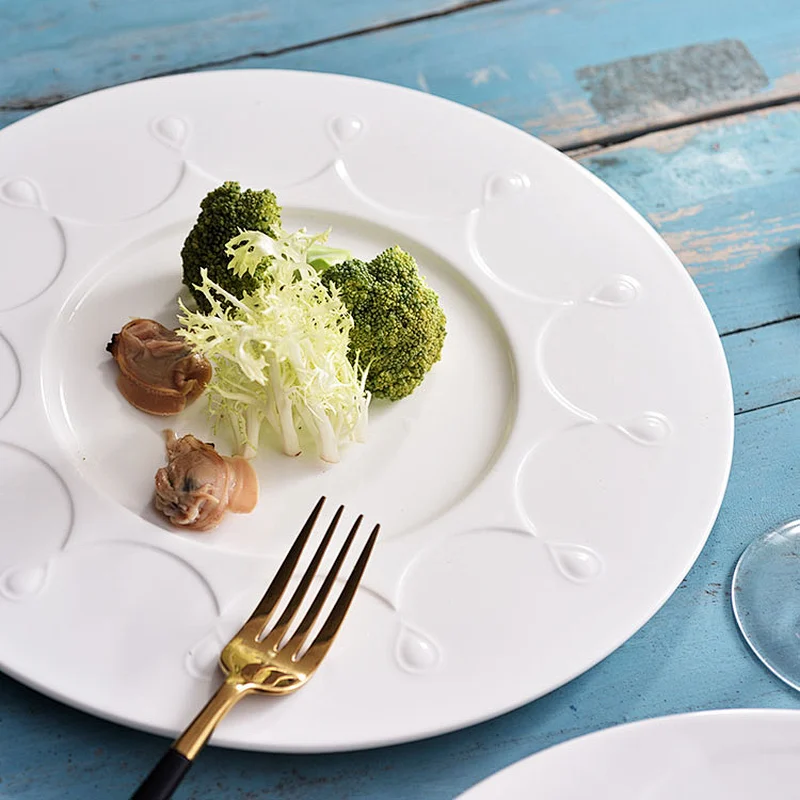 Luxury English Royal Catering Tableware Ceramic Bone China Dinner Set