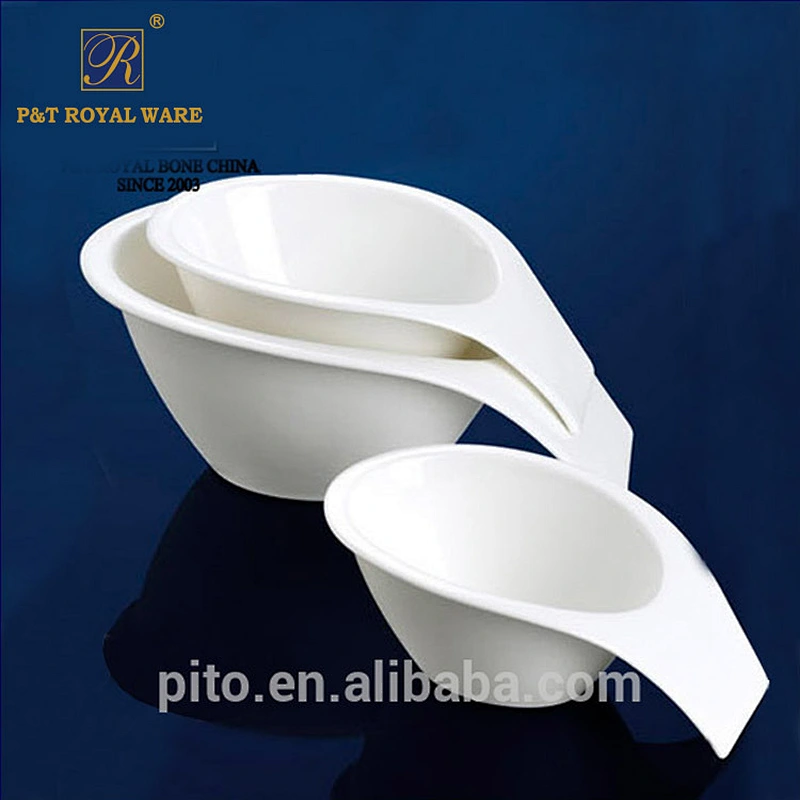 P&T Porcelain Factory Crockery Salad Soup Bowls Buffet Salad Bowl Dessert Fruit Bowls For Catering