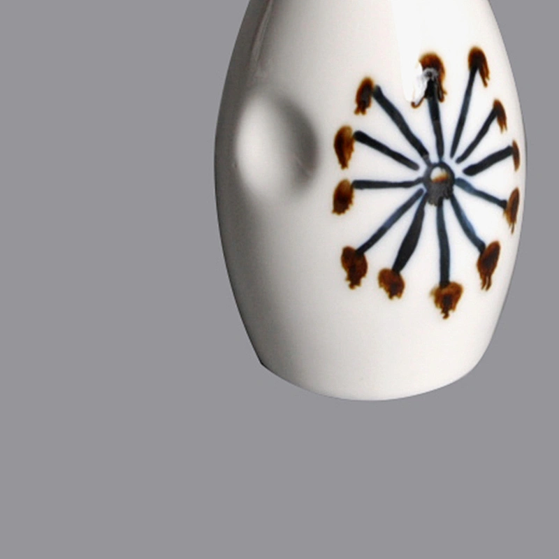 wholesale restaurant hotel japanese style porcelain wine jug ceramic sake bottle