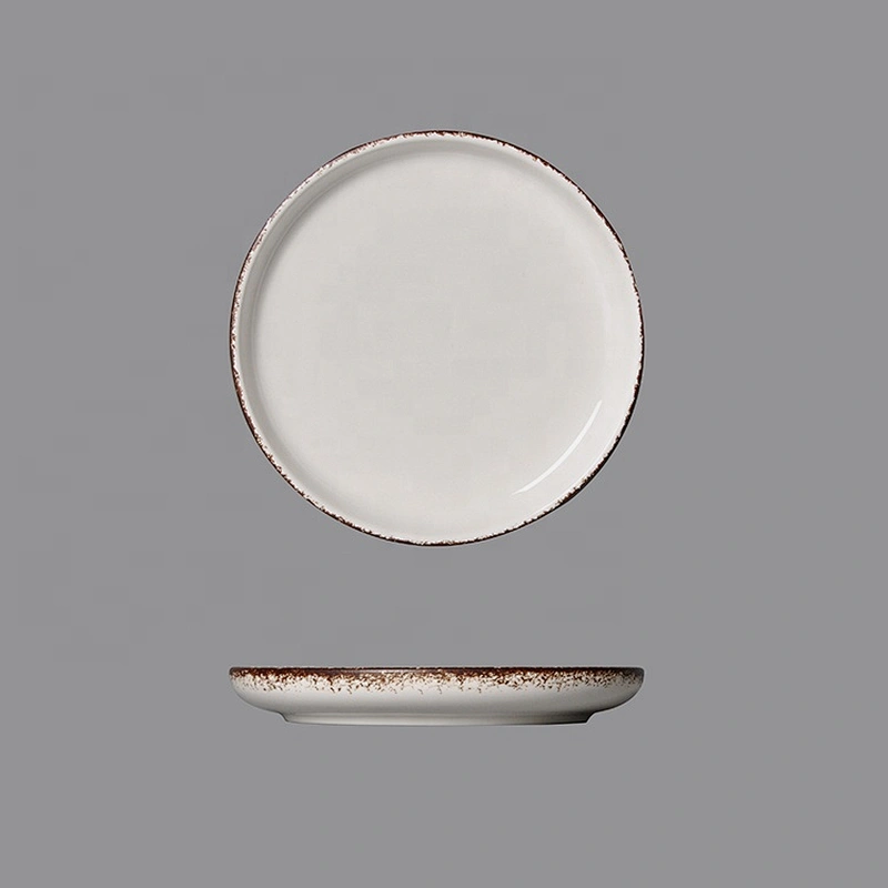 wholesale round used hotel plates sets dinnerware crockery porcelain colour restaurant plates