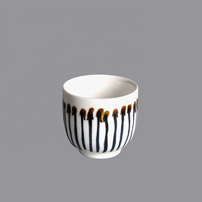 wholesale japanese hotel restaurant small porcelain ceramic tea cups without handle