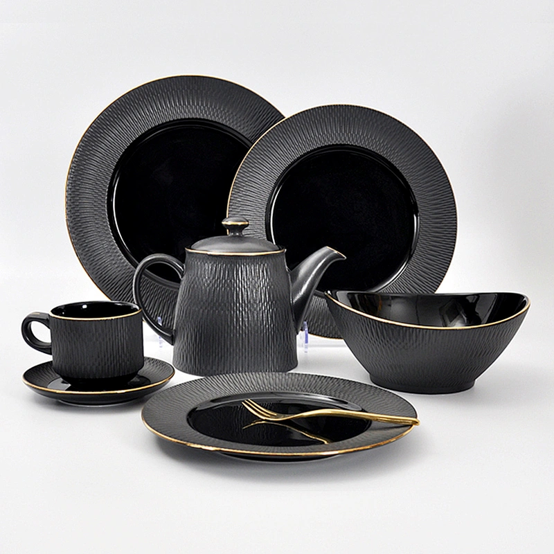 Factory Wholesale Black Ceramic Bowl Soup,Restaurant Ramen Ceramic Matte Bowl