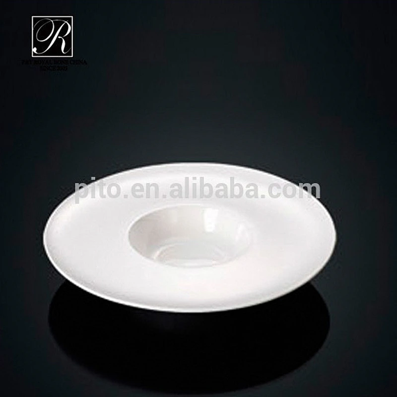 P&T royal ware, porcelain deep plates, white pasta plates for restaurant use