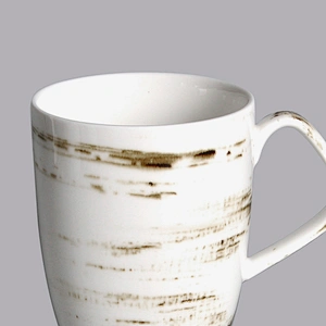 wholesale custom restaurant white blank porcelain ceramic milk coffee mug