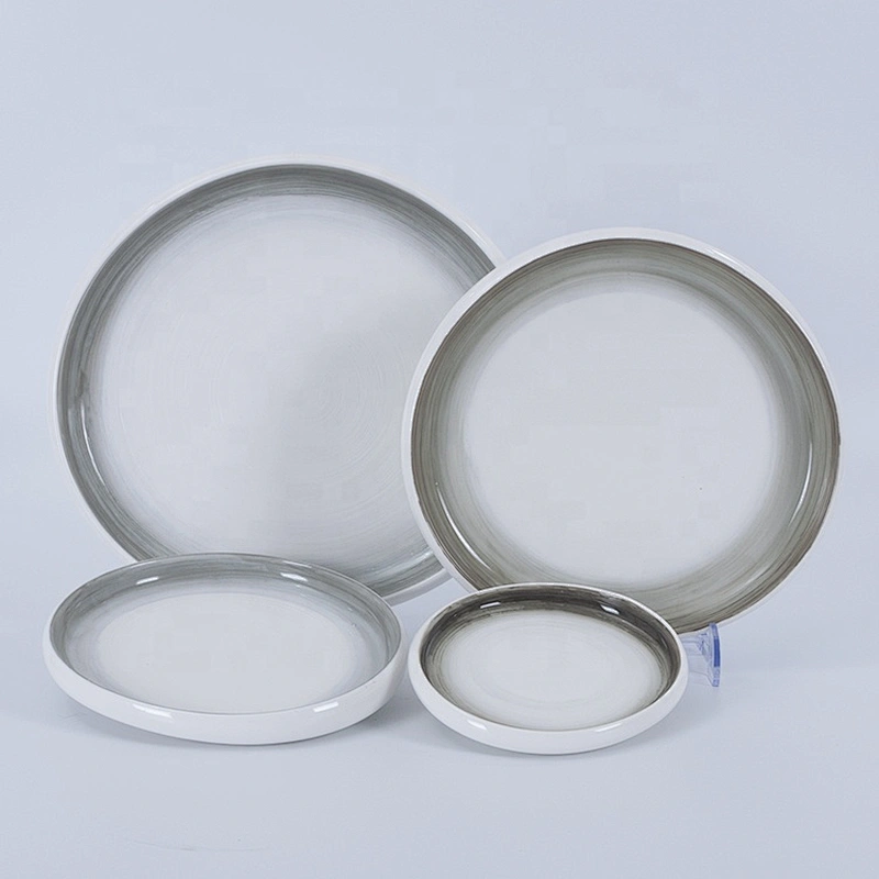 nordic luxury round wedding restaurant chinaware dinner porcelain ceramic dishes plates