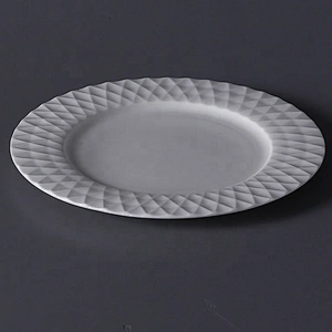 Royal bone china crockery dinner set high quality white plate tableware dinnerware  for sale