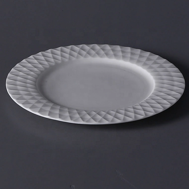 Royal bone china crockery dinner set high quality white plate tableware dinnerware  for sale