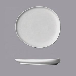 white oval modern restaurant plate set dishes plates ceramic dinner porcelain