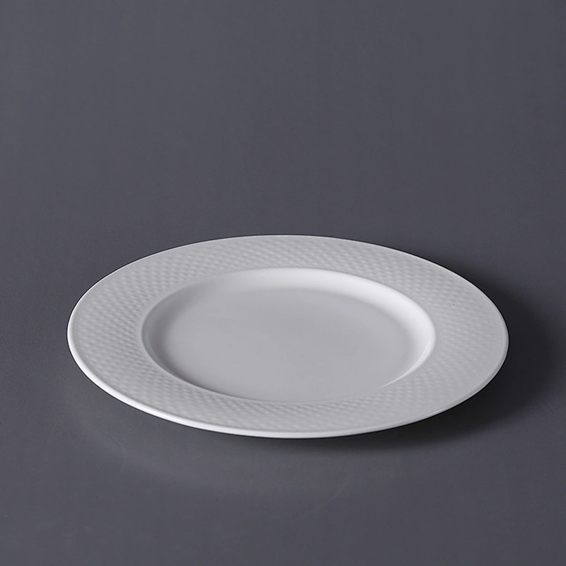 P&T Royal Ware manufacturer white bone china cup and saucer set ceramic with dessert plate