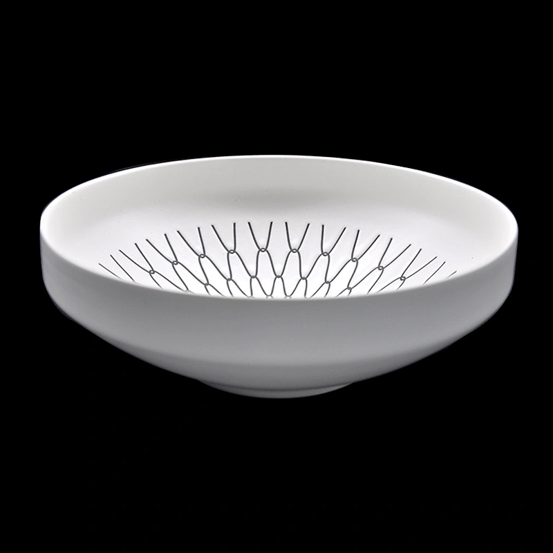 Best selling Indian restaurant tableware custom printed chinese ceramic bowls
