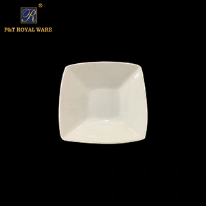 P&T Royal Ware White 5 Inch Ceramic Porcelain Tea Cup Saucer