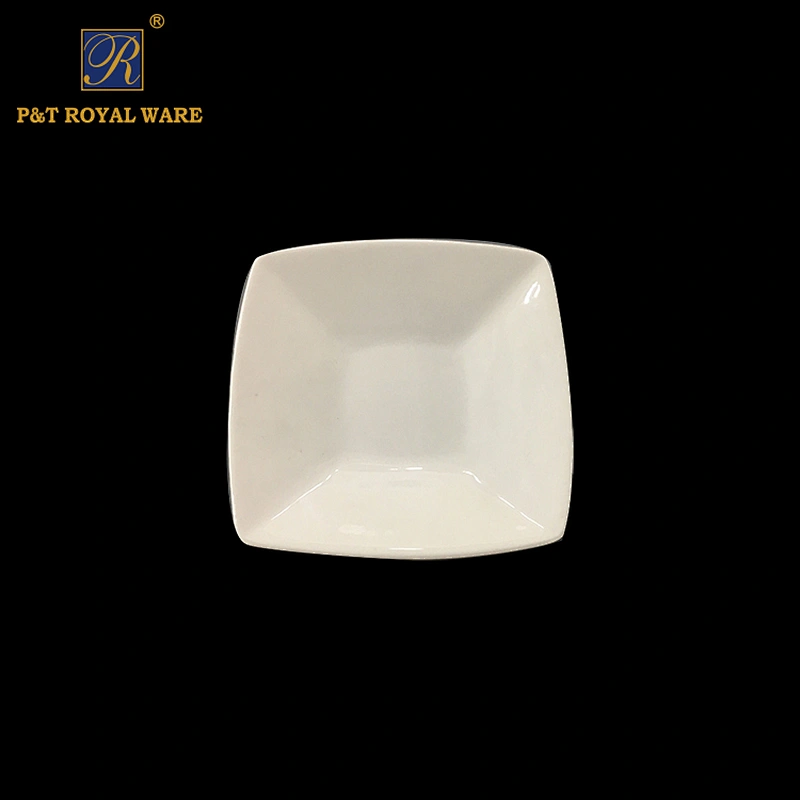 P&T Royal Ware White 5 Inch Ceramic Porcelain Tea Cup Saucer