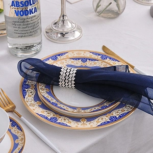 manufacturer gold rim banquet event ceramic bone china dinnerware