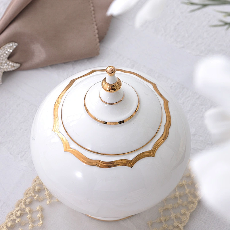 luxury european style high-grade gold rim bone china tableware sets dinnerware