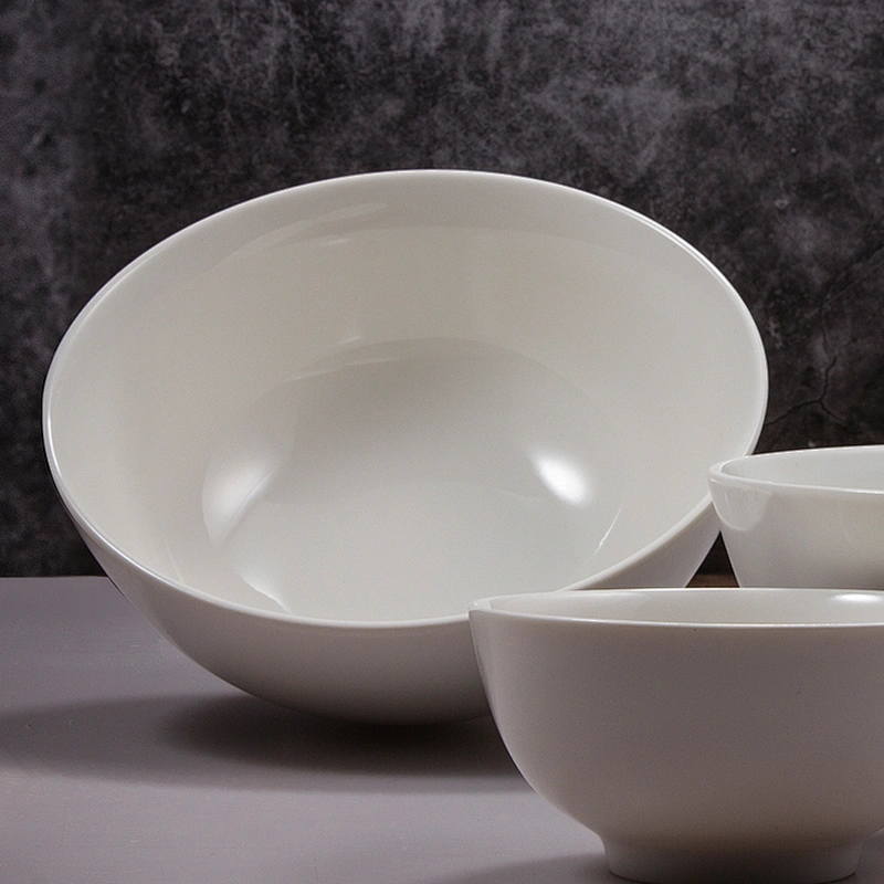 P&T Royal Ware wholesale white custom porcelain ceramic cereal bowl