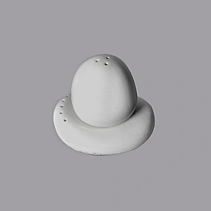 wholesale stone round porcelain ceramic salt and pepper shakers