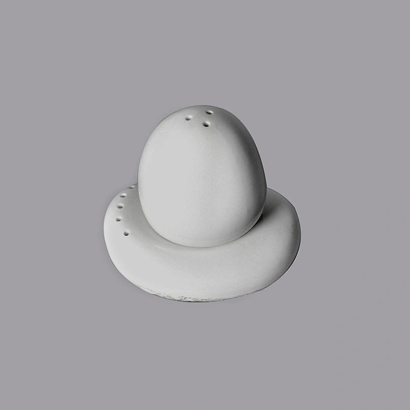 wholesale stone round porcelain ceramic salt and pepper shakers