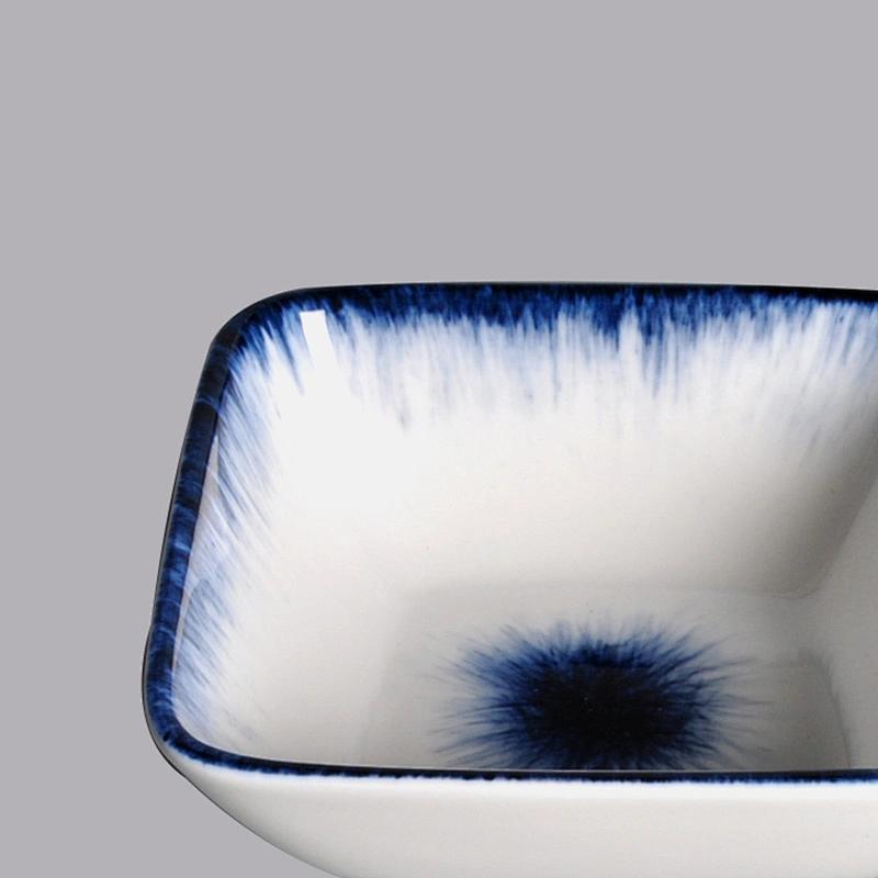 Wholesale square Restaurant small mini porcelain ceramic sauce bowl
