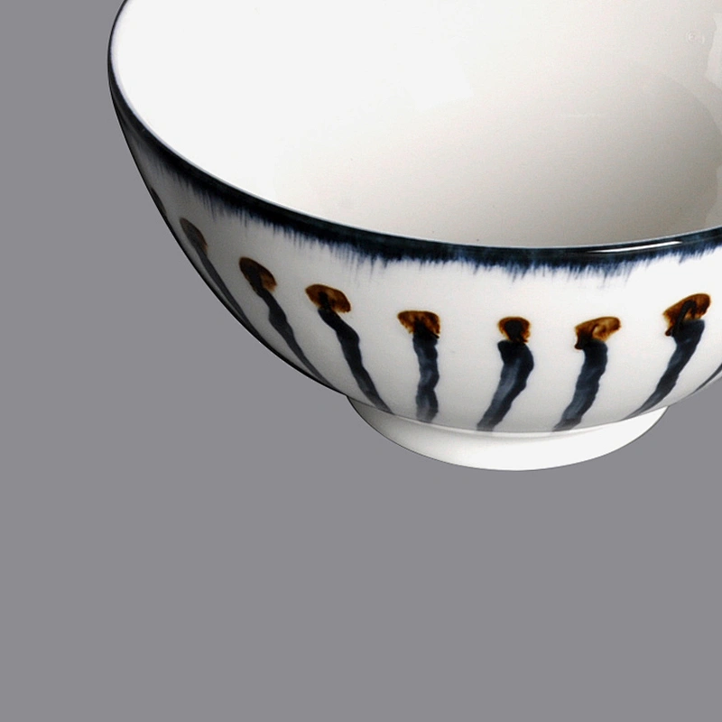 wholesale 8 inch Cereal bowl Japanese style porcelain ceramic pasta soup bowl