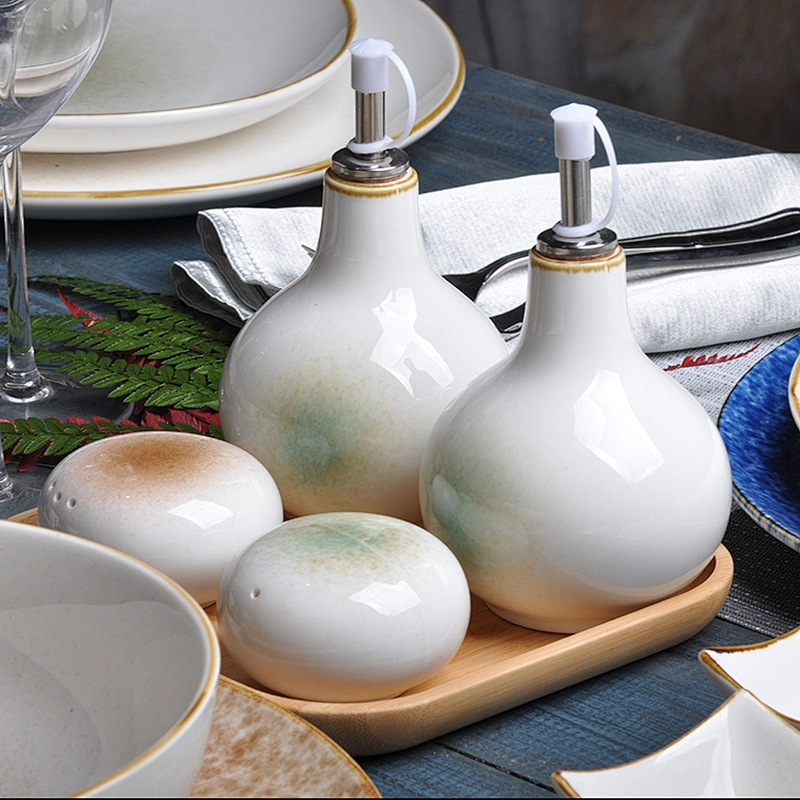 Wholesale Wedding Banquet Hall Event Green Wind Sand Range Plates Sets, Plate and Dish Sets/