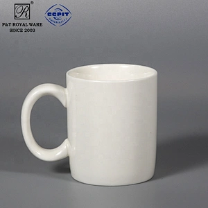 manufacturer custom personalized plain white ceramic coffee mug handle