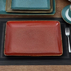 Lush Tableware, Chaozhou Good Quality In Stock Cracking Galzed  Restaurant Tableware,Dinner Plates For Hotel Ceramic