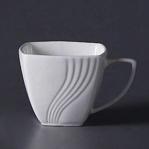 Wholesale Quality Restaurant Drinkware Coffee Cup Bone China Ceramic Tea Cup