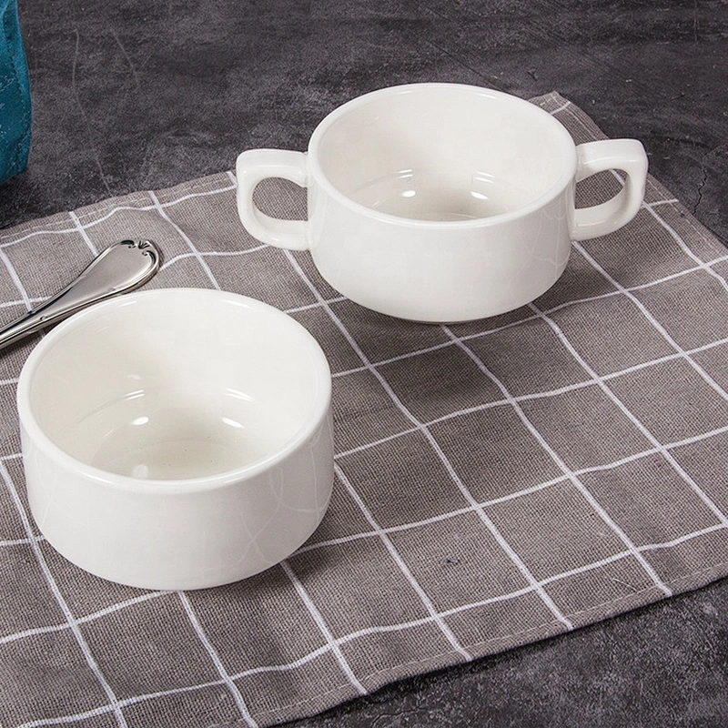 wholesale white hotel restaurant porcelain ceramic soup cup without handle