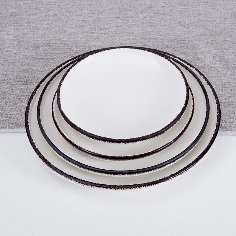 Wholesale Crokery Restaurant Tableware Porcelain Hotel and Restaurant Plates